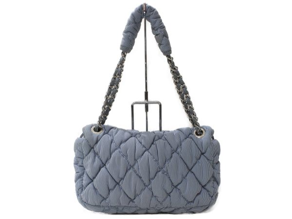 imgrc0094025214 Chanel Chain Shoulder Bag Bubble Quilt Light Blue