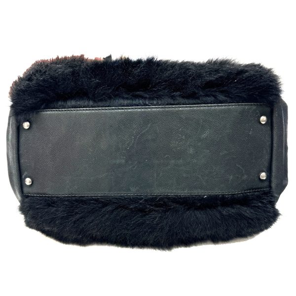 imgrc0094128158 CHANEL Cocomark Handbag Fur Dark Green