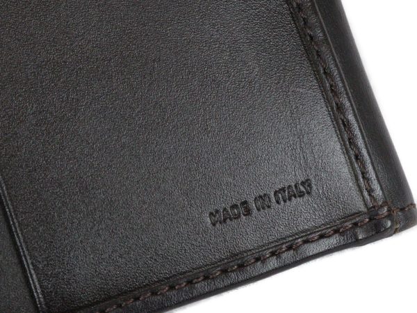 imgrc0094171009 Fendi Bifold Wallet Zucchino Leather Dark Brown