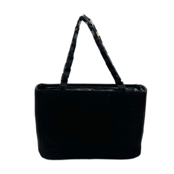 created by Background Eraser Salvatore Ferragamo Vera Chain Handbag Black