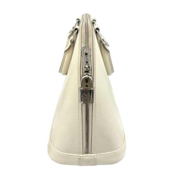 imgrc0094225076 LOUIS VUITTON Alma Handbag Epi Yvoir White