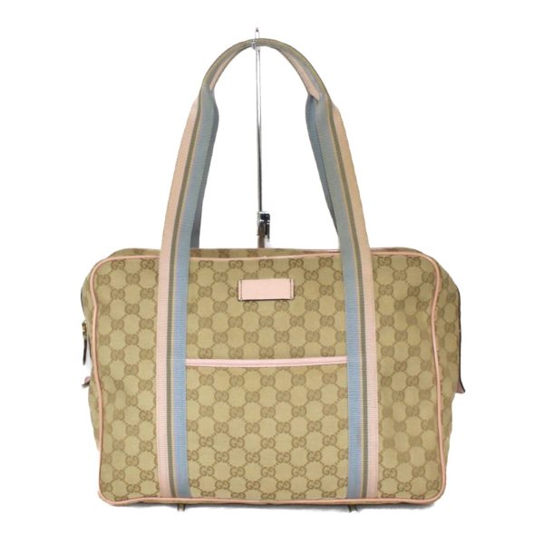 imgrc0094262586 Gucci GG Tote Bag Shoulder Beige Pink Blue