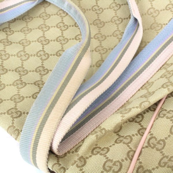 imgrc0094262600 Gucci GG Tote Bag Shoulder Beige Pink Blue