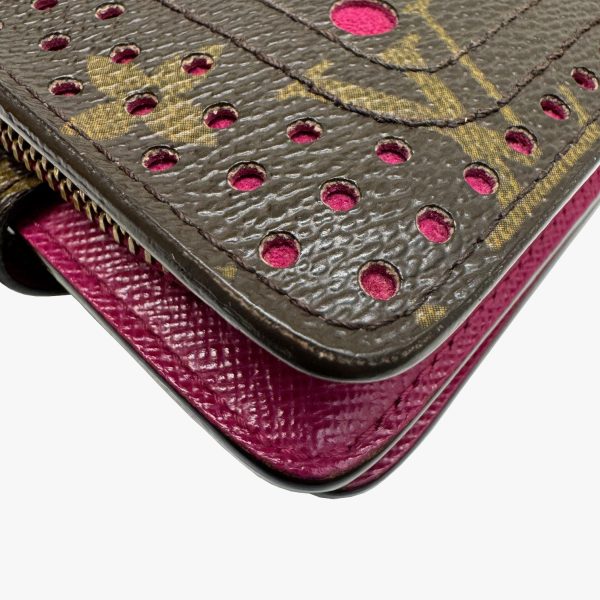 imgrc0094481616 LOUIS VUITTON Compact Zip Bifold Wallet Monogram Perfot Fuchsia