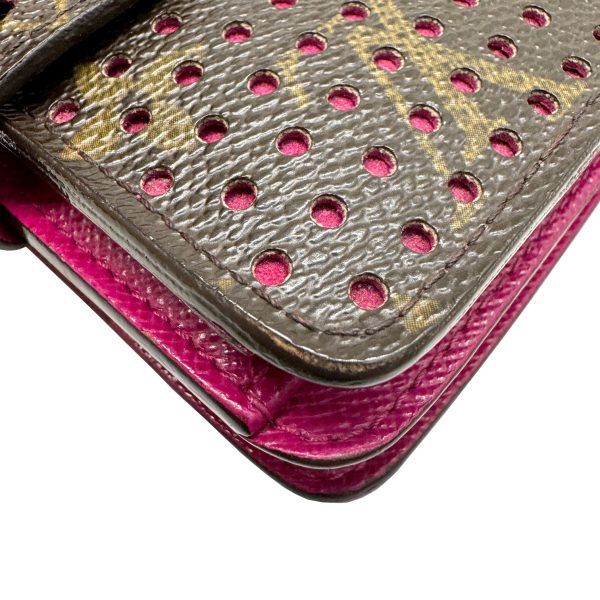 imgrc0094481618 LOUIS VUITTON Compact Zip Bifold Wallet Monogram Perfot Fuchsia