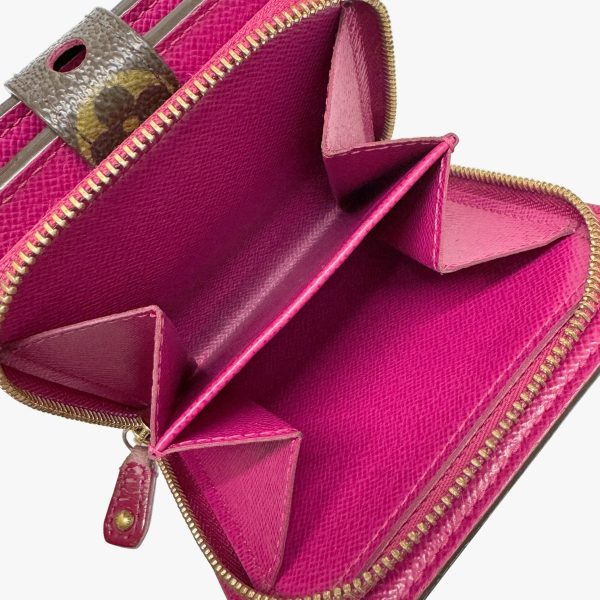 imgrc0094481623 LOUIS VUITTON Compact Zip Bifold Wallet Monogram Perfot Fuchsia