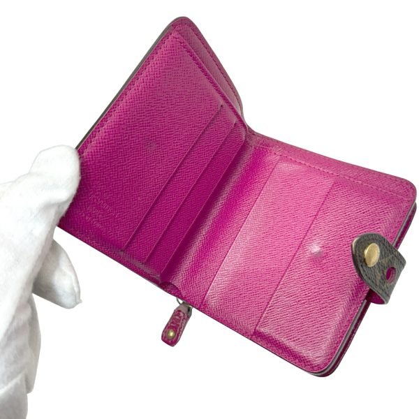 imgrc0094481624 LOUIS VUITTON Compact Zip Bifold Wallet Monogram Perfot Fuchsia