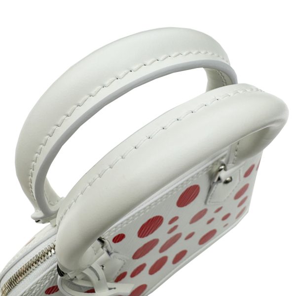 imgrc0094526213 LOUIS VUITTON Alma BB Shoulder Bag Epi White Red