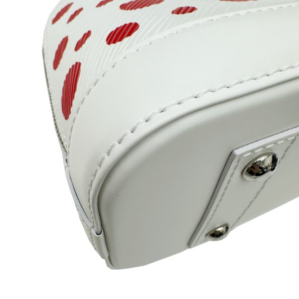 imgrc0094526217 LOUIS VUITTON Alma BB Shoulder Bag Epi White Red