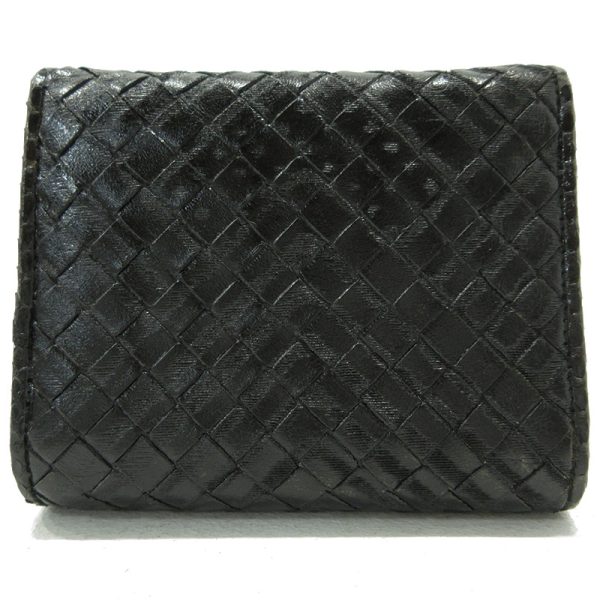 imgrc0094554640 Bottega Veneta Bifold Wallet Intrecciato Black