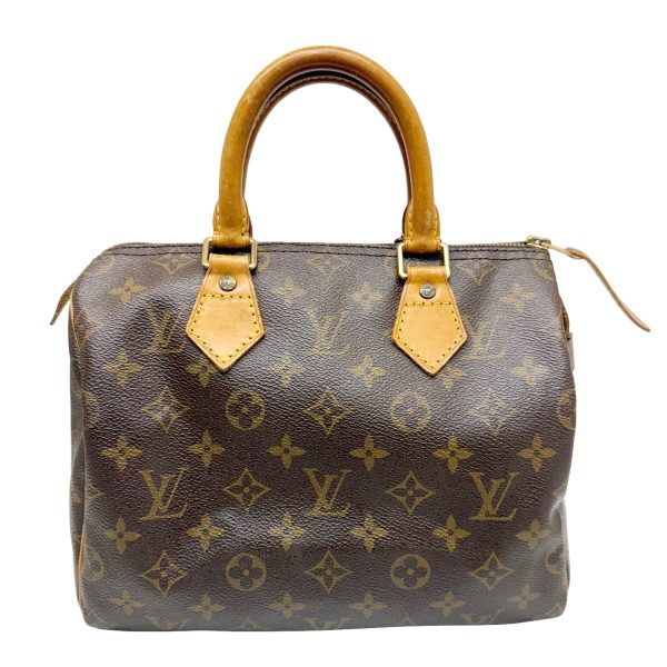 imgrc0094632454 Louis Vuitton Speedy 25 Boston Bag Monogram Canvas Brown