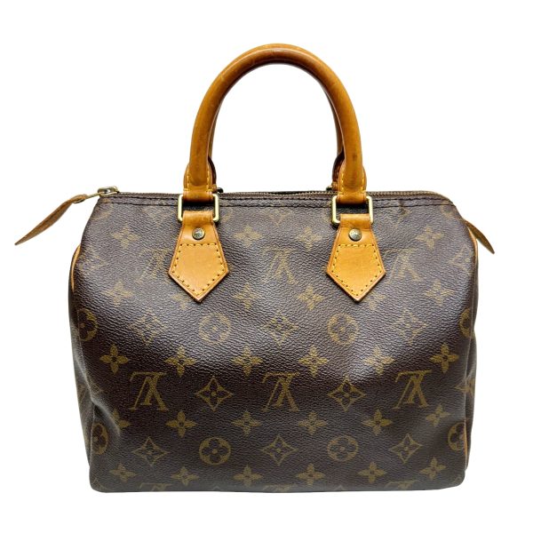 imgrc0094632455 Louis Vuitton Speedy 25 Boston Bag Monogram Canvas Brown