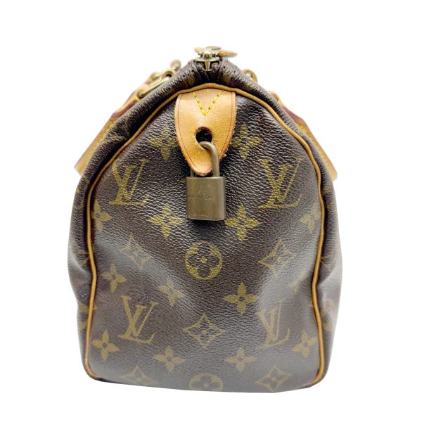 imgrc0094632456 Louis Vuitton Speedy 25 Boston Bag Monogram Canvas Brown