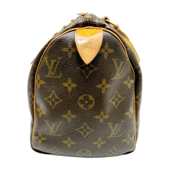 imgrc0094632457 Louis Vuitton Speedy 25 Boston Bag Monogram Canvas Brown