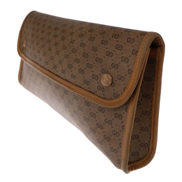 imgrc0094762095 Gucci Micro GG Mini Clutch Bag Brown