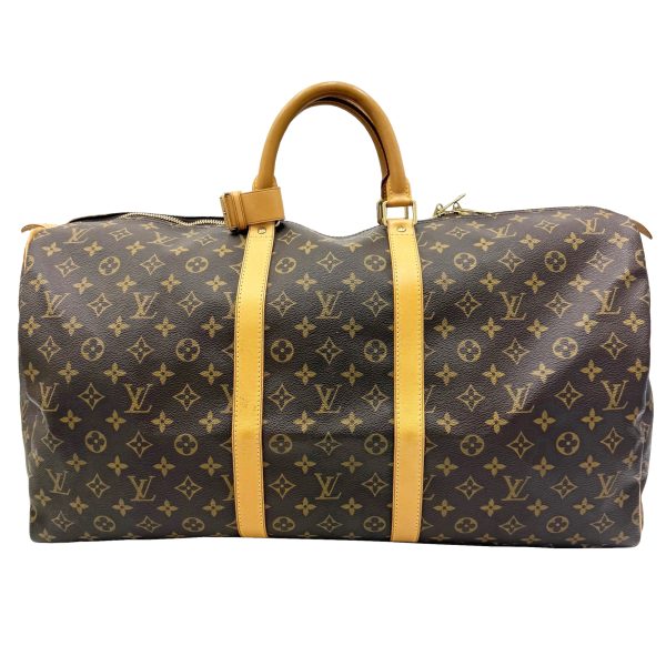 imgrc0094763961 LOUIS VUITTON Keepall 55 Monogram Travel Bag