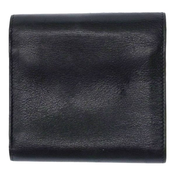 imgrc0094764089 Gucci Bamboo Line Compact Wallet Leather Black