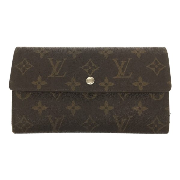 imgrc0094771387 Louis Vuitton Portefeuille International Monogram Long Wallet Brown