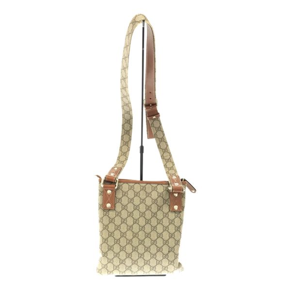 imgrc0094779129 Gucci GG Supreme Shoulder Bag Beige Brown