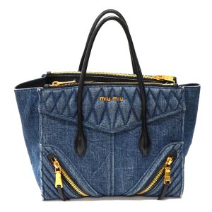 imgrc0094805407 Yves Saint Laurent Cavas Chic 2way Handbag Blue