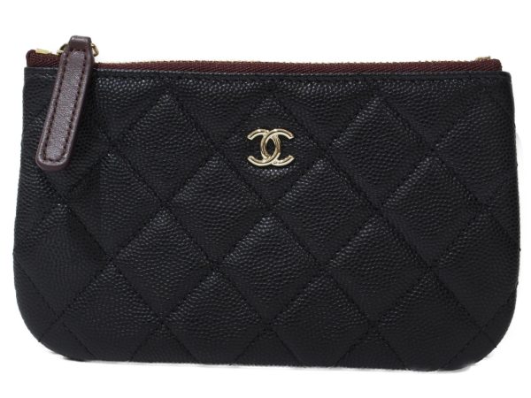 imgrc0094906093 Chanel Classic Mini Pouch Matelasse Caviar Black