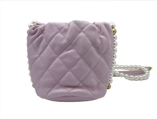 imgrc0094914692 CHANEL Pearl Chain Mini Shoulder Bag Leather Pink