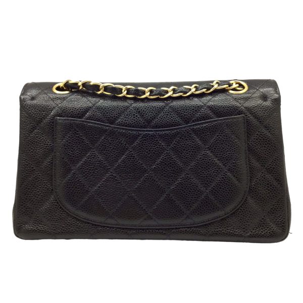 imgrc0094974223 CHANEL Matelasse W Chain Shoulder Bag Double Flap Caviar Skin Black