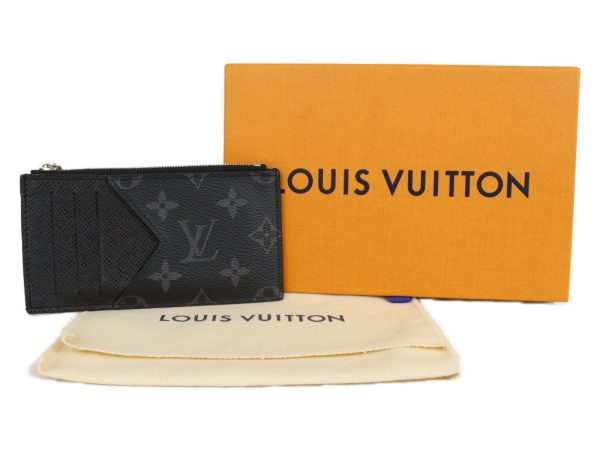 imgrc0095013147 Louis Vuitton Coin Card Holder Taigarama Dark Gray