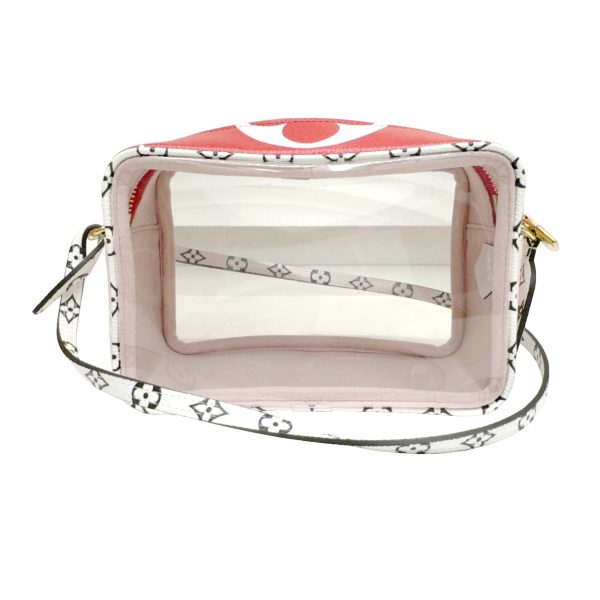 imgrc0095024173 LOUIS VUITTON Beach Pouch Giant Monogram White Red Pink