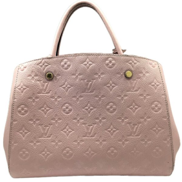 imgrc0095031376 LOUIS VUITTON Montaigne MM Tote Bag Monogram Empreinte Pink