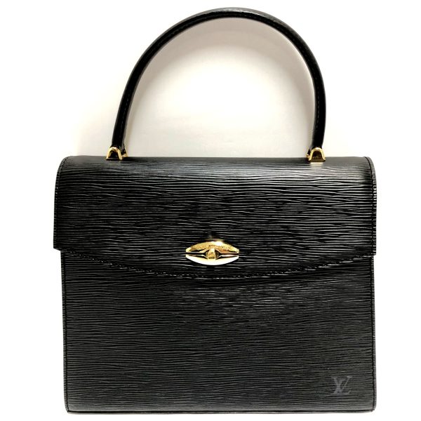 imgrc0095121555 Louis Vuitton Malsherbes Epi Handbag Black