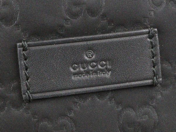 imgrc0095136208 Gucci Nylon Backpack Rucksack Guccisima Black