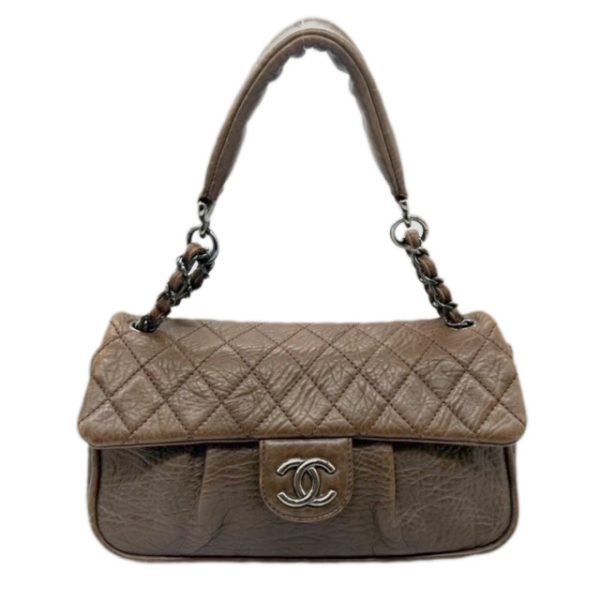 created by Background Eraser CHANEL Matelasse Shoulder Bag Brown