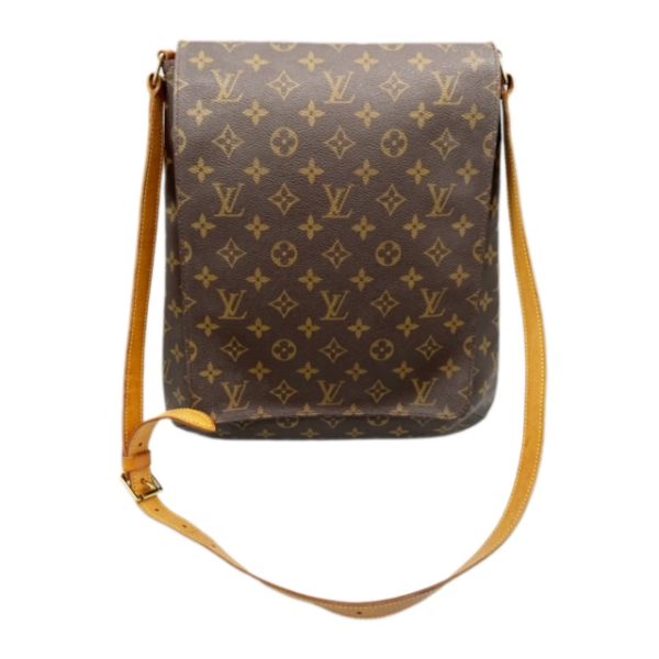 created by Background Eraser LOUIS VUITTON Musette Crossbody Bag Monogram Brown