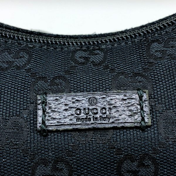 imgrc0095239531 Gucci Sherry Line GG Canvas Shoulder Bag Black