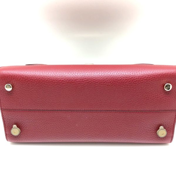 imgrc0095239905 Christian Dior 2WAY Handbag Dior Ever Leather Red