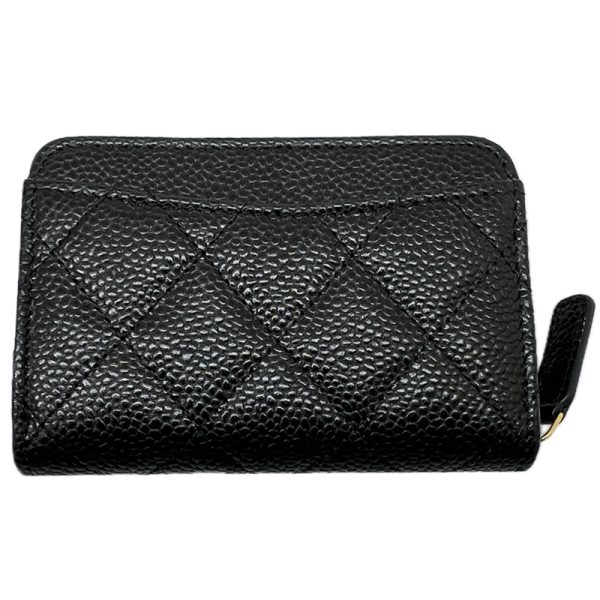 imgrc0095265912 CHANEL Classic Zippy Coin Purse Caviar Skin Black