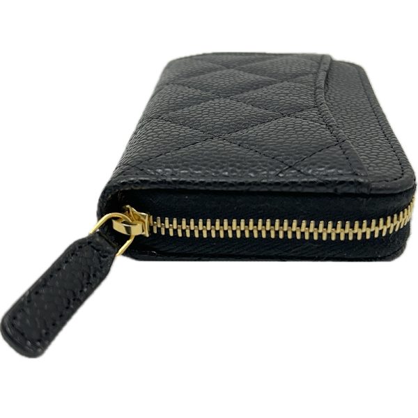 imgrc0095265913 CHANEL Classic Zippy Coin Purse Caviar Skin Black