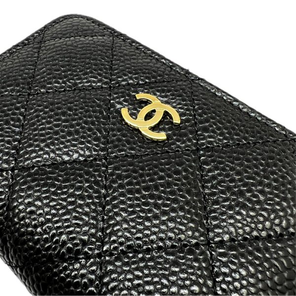 imgrc0095265916 CHANEL Classic Zippy Coin Purse Caviar Skin Black