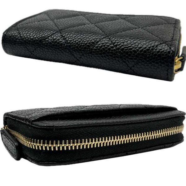 imgrc0095265917 CHANEL Classic Zippy Coin Purse Caviar Skin Black