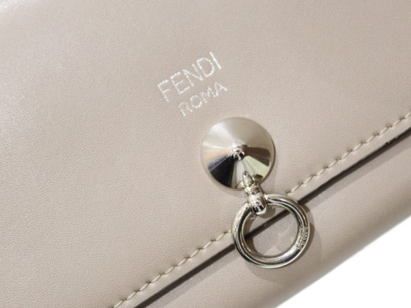 imgrc0095271761 Fendi Visible Long Wallet Leather Beige