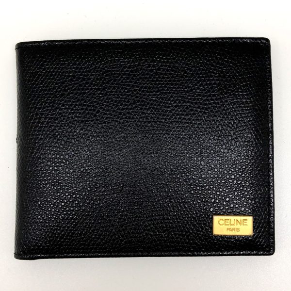 imgrc0095271820 CELINE Bifold Wallet Leather Black