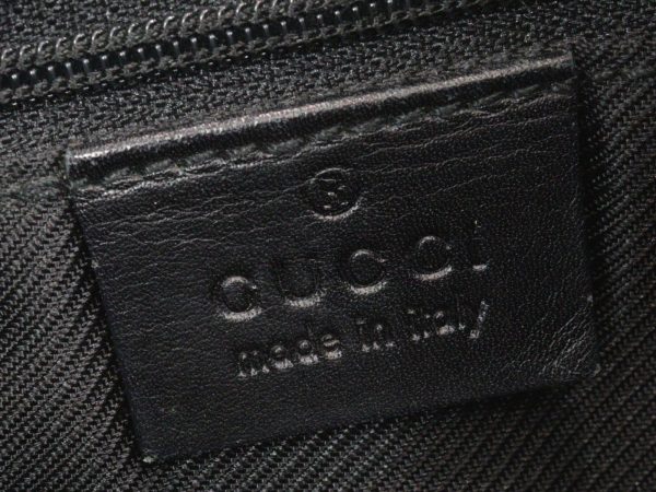 imgrc0095272632 Gucci Shoulder Handbag Canvas Leather Black