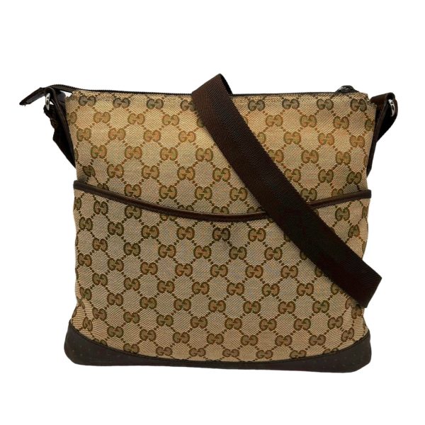 imgrc0095288480 GUCCI Shoulder Bag GG Canvas Beige Brown