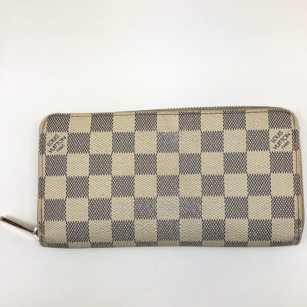 imgrc0095288897 Louis Vuitton Zippy Wallet Damier Azur Long Wallet White