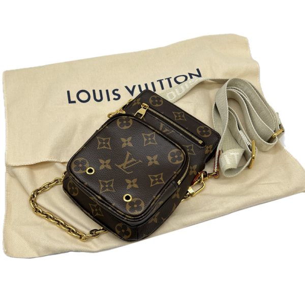 imgrc0095293782 LOUIS VUITTON Utility Crossbody Bag Monogram Brown