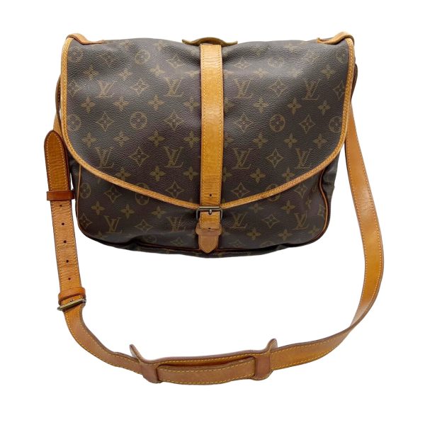 imgrc0095351184 Louis Vuitton Saumur 35 Crossbody Bag Monogram Canvas Brown