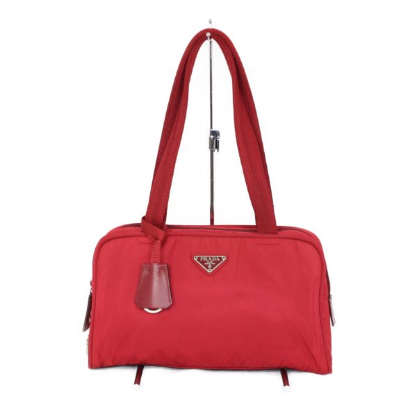 imgrc0095362688 Prada Handbag Cherry Red Nylon Shoulder Bag