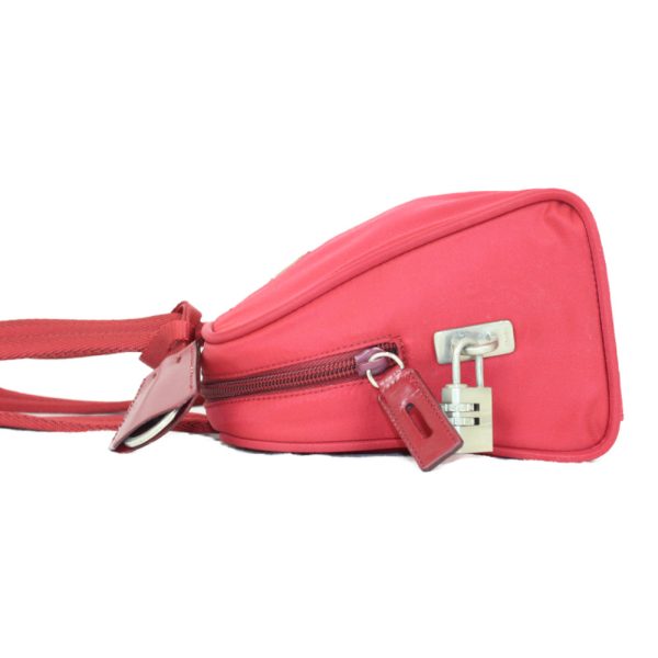 imgrc0095362691 Prada Handbag Cherry Red Nylon Shoulder Bag