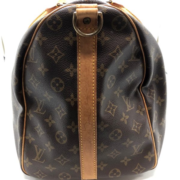 imgrc0095363282 Louis Vuitton Keepall Bandouliere 50 Monogram Boston Bag Brown